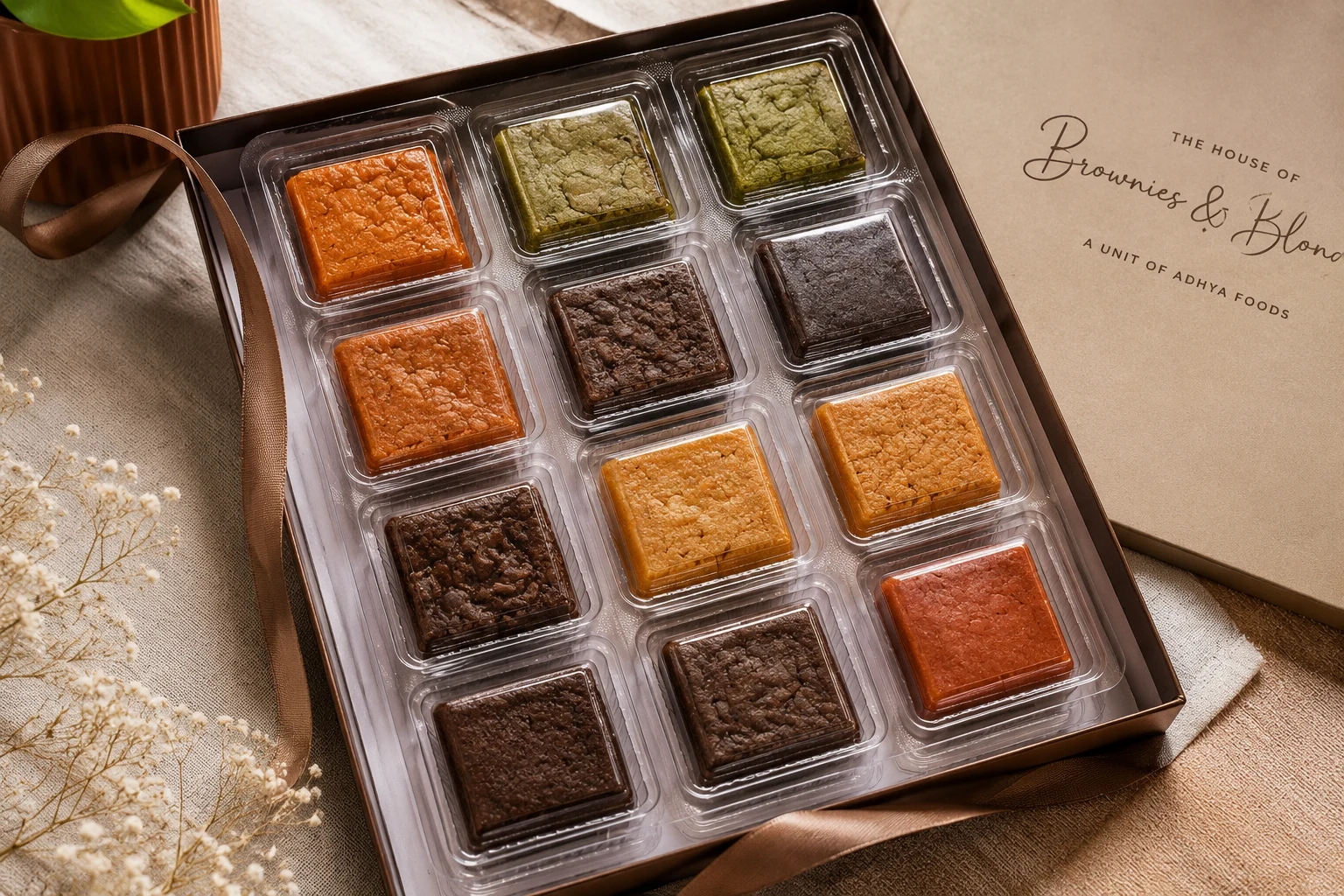 House of Brownies — handcrafted brownie illustration
