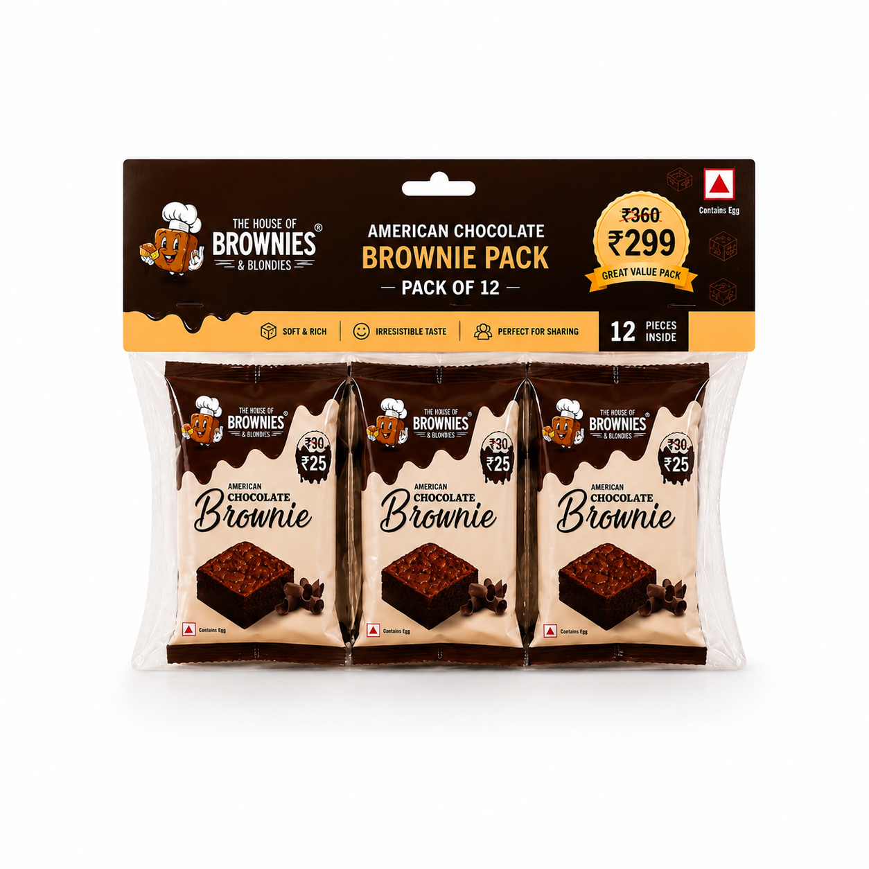 American Chocolate Brownie Pack