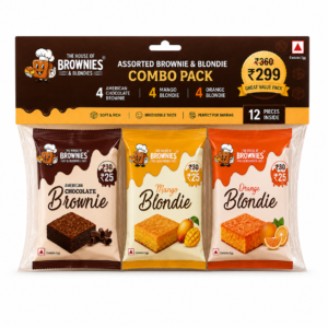 Brownie & Blondie Assorted Snack Pack - Pack of 12